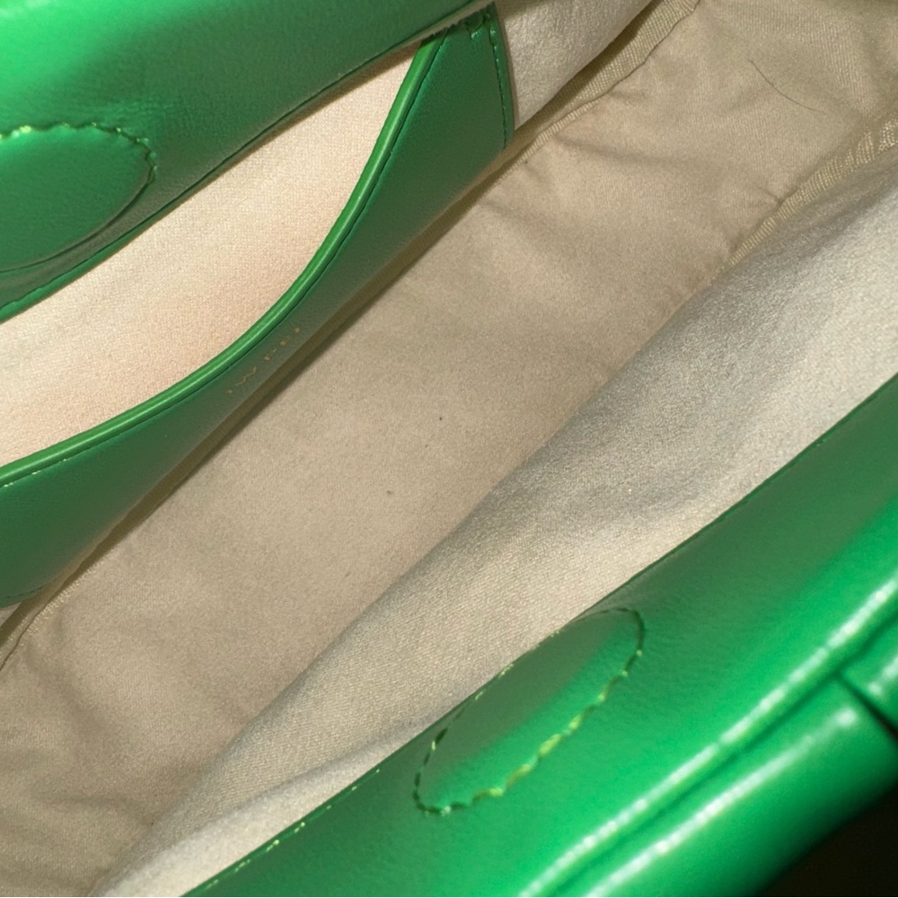 JW PEI GABBI RUCHED HOBO HANDBAG - GRASS GREEN - Picture 4 of 4